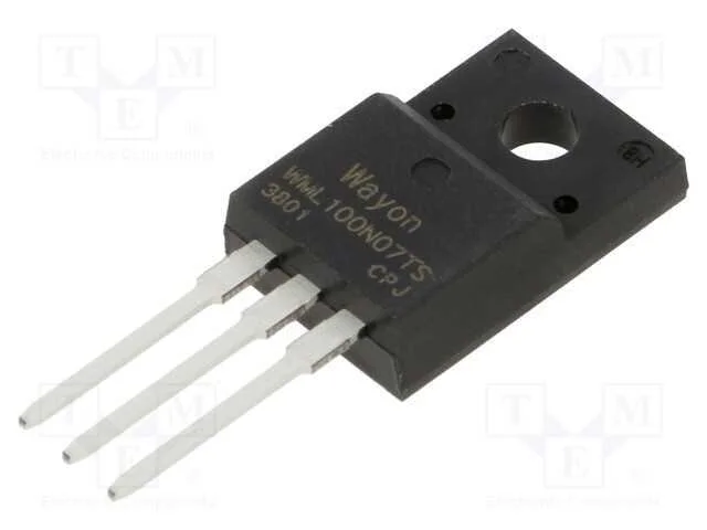 Trans&iacute;stor: N-MOSFET, unipolar, TO220FP