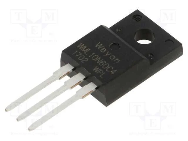 Trans&iacute;stor: N-MOSFET, WMOS C4, unipolar, 600V, 4.