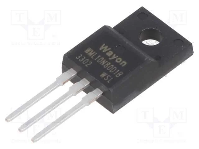 Trans&iacute;stor: N-MOSFET, unipolar, 800V, 10A, Idm: 4.