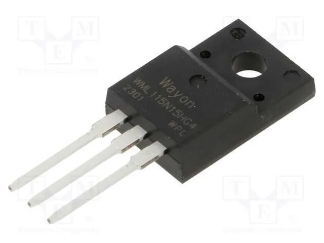 Trans&iacute;stor: N-MOSFET, unipolar, TO220FP