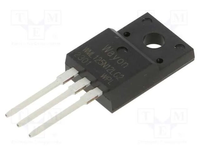 Trans&iacute;stor: N-MOSFET, unipolar, TO220FP