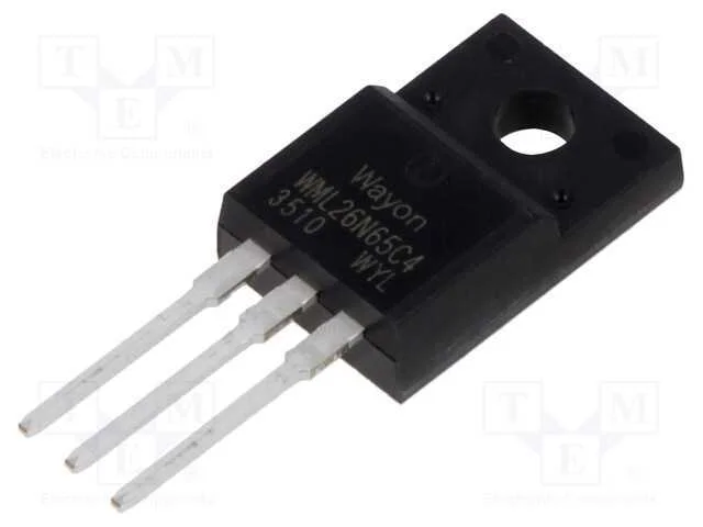 Trans&iacute;stor: N-MOSFET, WMOS C4, unipolar, 650V, 1.