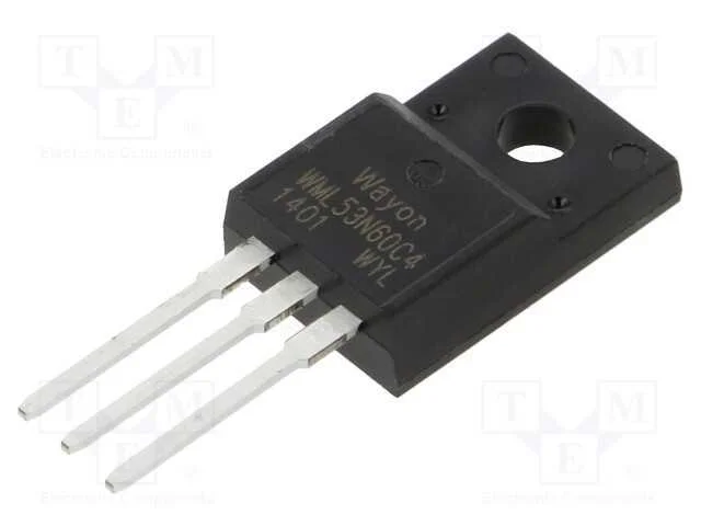Trans&iacute;stor: N-MOSFET, WMOS C4, unipolar, 600V, 2.