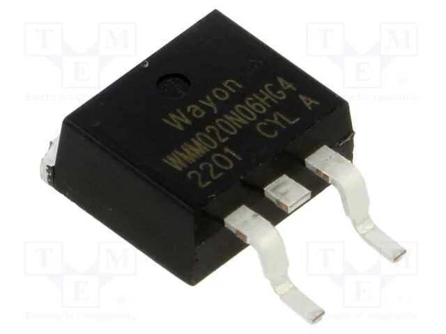 Trans&iacute;stor: N-MOSFET, unipolar, TO263