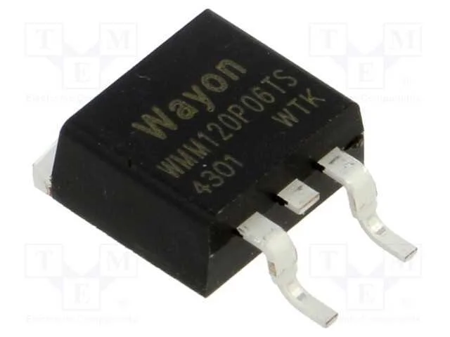 Trans&iacute;stor: P-MOSFET, unipolar, TO263