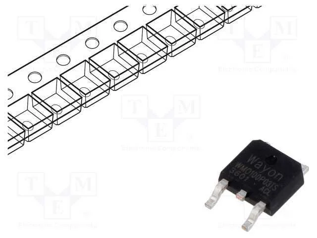Transístor: P-Mosfet; Unipolar; To252