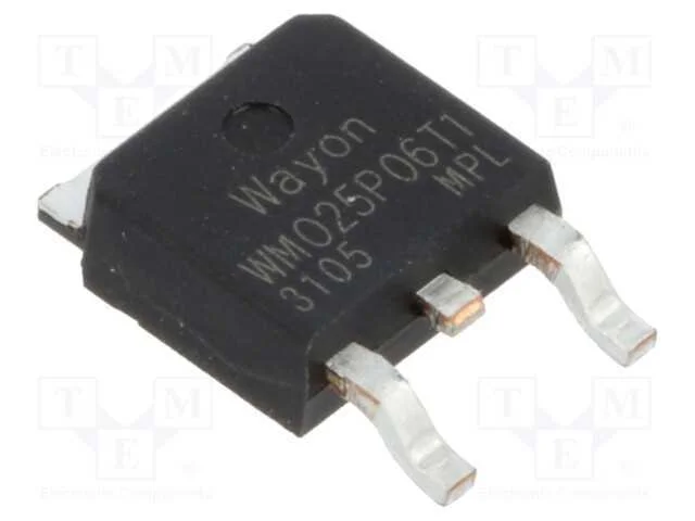Transístor: P-MOSFET, unipolar, TO252
