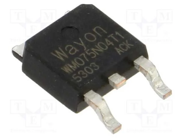 Transístor: N-MOSFET, unipolar, TO252