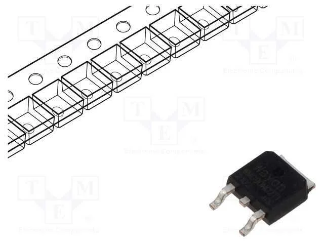 Transístor: N-MOSFET, unipolar, TO252
