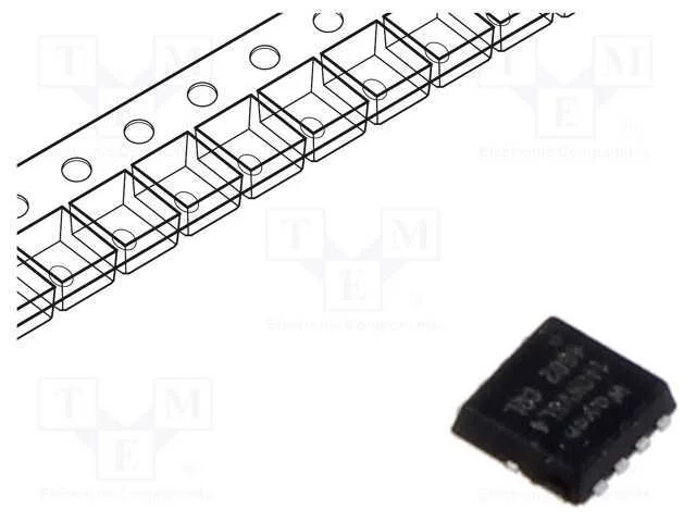 Transístor: N-MOSFET, unipolar, PDFN3030-8
