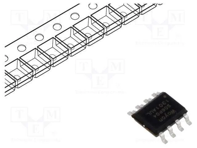 Transístor: P-MOSFET, unipolar, SOP8