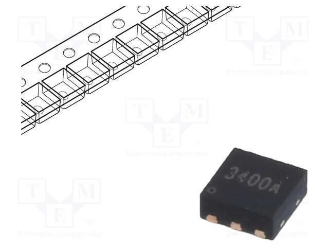 Transístor: N-Mosfet X2; Trench Power Lv; Unipolar; 30v; 6,2a