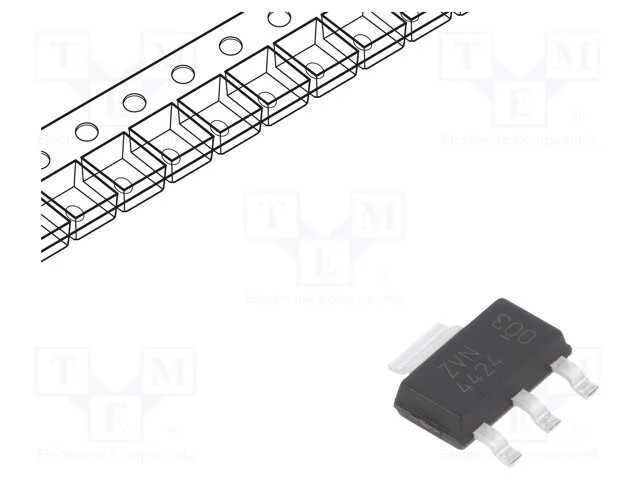 Transístor: N-Mosfet; Unipolar; 240v; 0,5a; Idm: 1,5a; 2,5w; Sot223