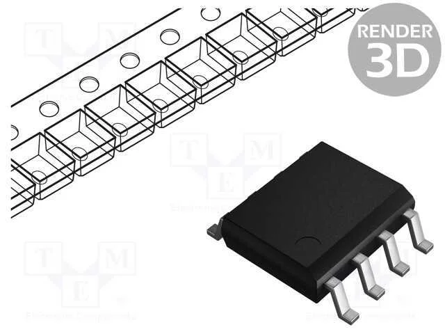 IC: memória EEPROM, 2kbEEPROM, I2C, 256x8bit, 4,5.