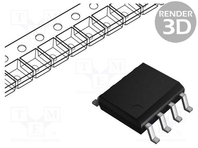 IC: memória EEPROM, 16kbEEPROM, I2C, 2048x8bit, 1.