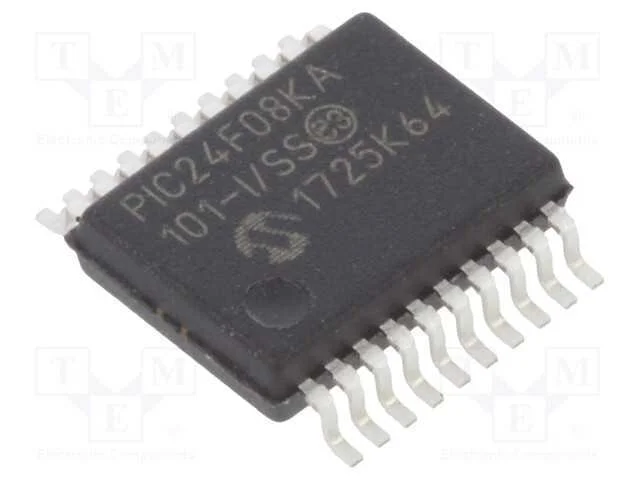 IC: microcontrolador PIC, 8kB, 32MHz, I2C,IrDA,PW.