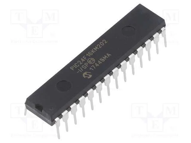 Ic: Microcontrolador Pic; 16kb; 32mhz; Dac,I2c,Irda,Pwm,Spi; Tht