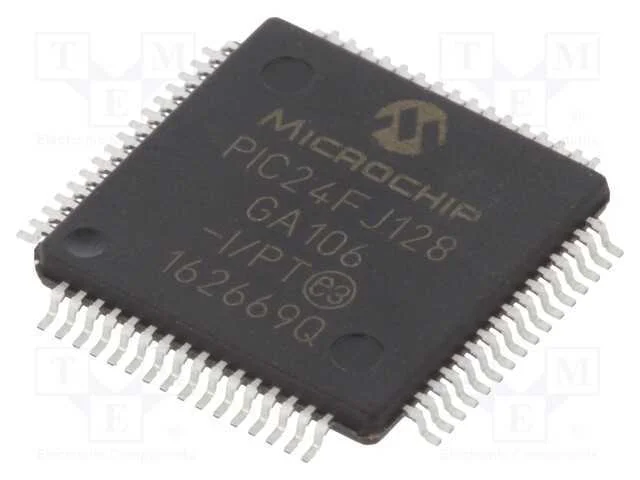 Ic: Microcontrolador Pic; 128kb; 32mhz; 2÷3,6vdc; Smd; Tqfp64