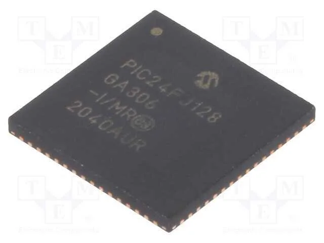 Ic: Microcontrolador Pic; 128kb; 32mhz; 2÷3,6vdc; Smd; Qfn64; Pic24