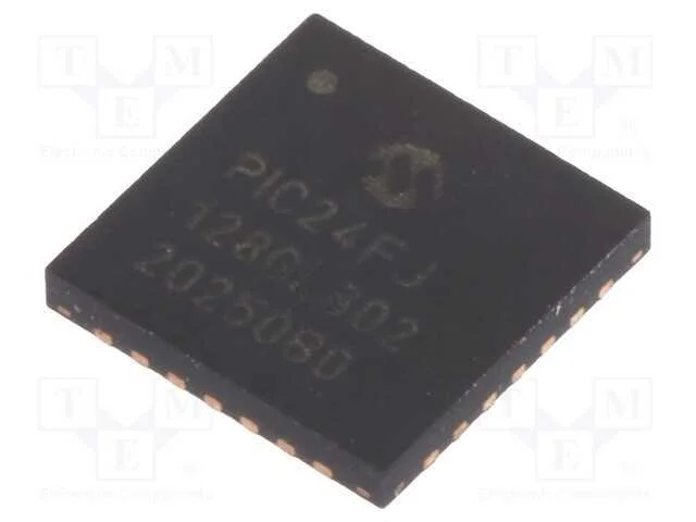 Ic: Microcontrolador Pic; 128kb; 32mhz; Smd; So28; Pic24; 8kbsram