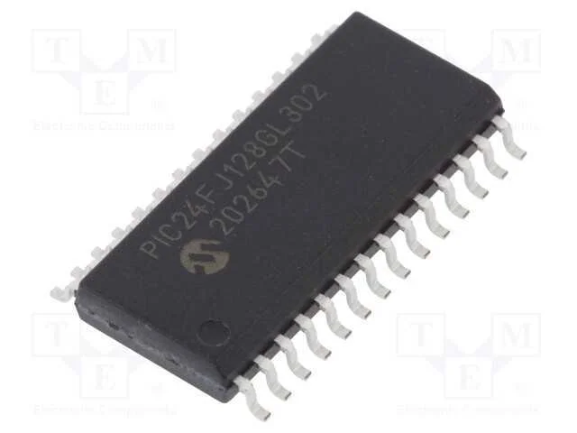 Ic: Microcontrolador Pic; 128kb; 32mhz; Smd; Qfn28; Pic24; 8kbsram