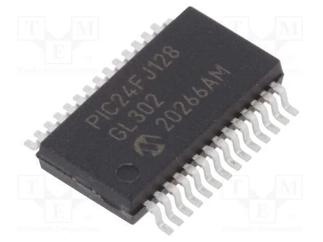 Ic: Microcontrolador Pic; 128kb; 32mhz; Smd; Uqfn28; Pic24; 8kbsram