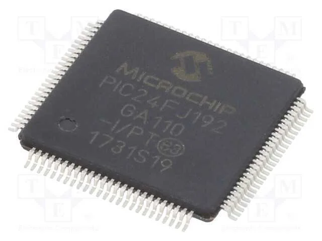 Ic: Microcontrolador Pic; 192kb; 32mhz; Smd; Tqfp100; Pic24