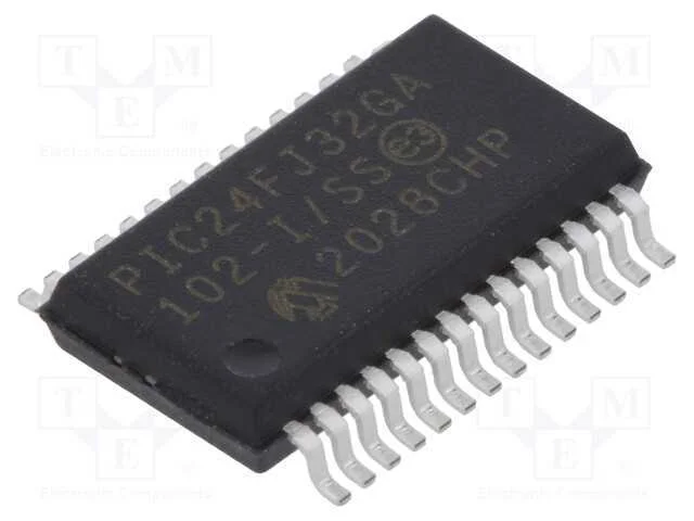 Ic: Microcontrolador Pic; 32kb; 32mhz; Smd; Ssop28; Pic24; 8kbsram