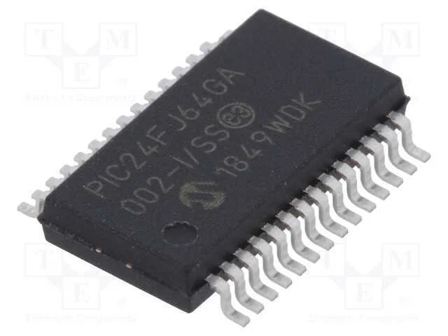Ic: Microcontrolador Pic; 64kb; 32mhz; Smd; Ssop28; Pic24; 8kbsram