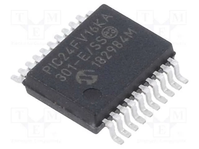 Ic: Microcontrolador Pic; 16kb; 32mhz; Smd; Ssop20; Pic24