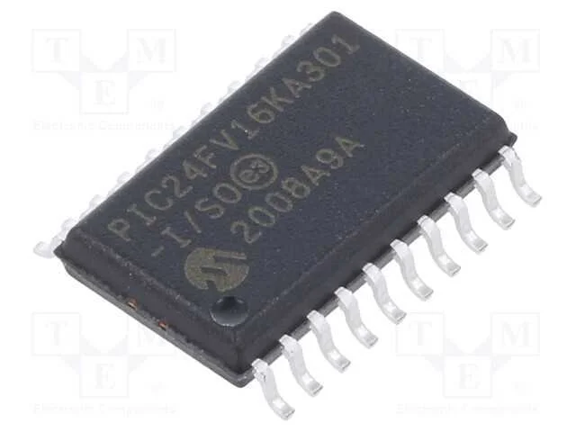 IC: microcontrolador PIC, 16kB, 32MHz, SMD, SO20,.