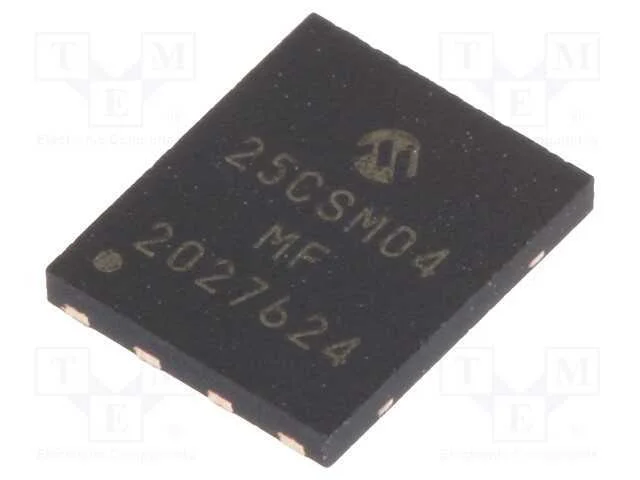 Ic: Memória Flash; 1kbeeprom; Spi; 2,5÷5,5v; Tdfn8; em Série; 8mhz