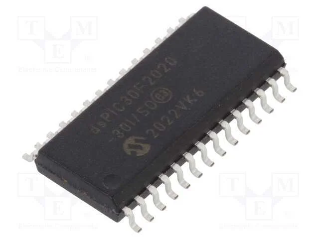 Ic: Microcontrolador Dspic; 12kb; 512bsram; So28; 3,3÷5vdc; Dspic