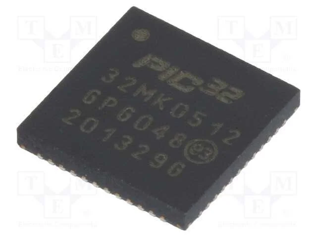 Ic: Microcontrolador Pic; 512kb; 120mhz; Smd; Vqfn48; Pic32