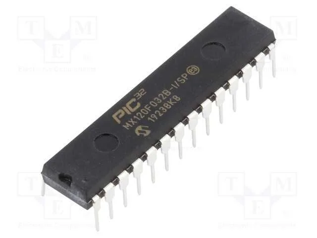 Ic: Microcontrolador Pic; 32kb; 2,3÷3,6vdc; Tht; Dip28; Pic32