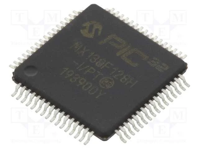 Ic: Microcontrolador Pic; 128kb; 2,3÷3,6vdc; Smd; Tqfp64; Pic32