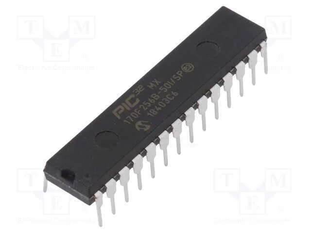 Ic: Microcontrolador Pic; 256kb; 2,3÷3,6vdc; Tht; Dip28; Pic32