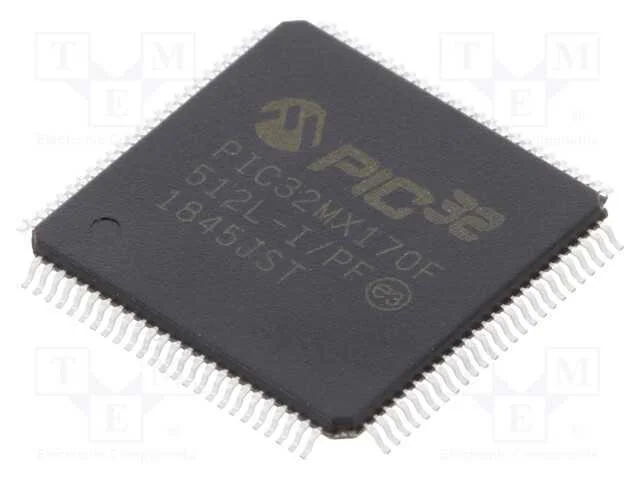 Ic: Microcontrolador Pic; 512kb; 2,3÷3,6vdc; Smd; Tqfp100; Pic32