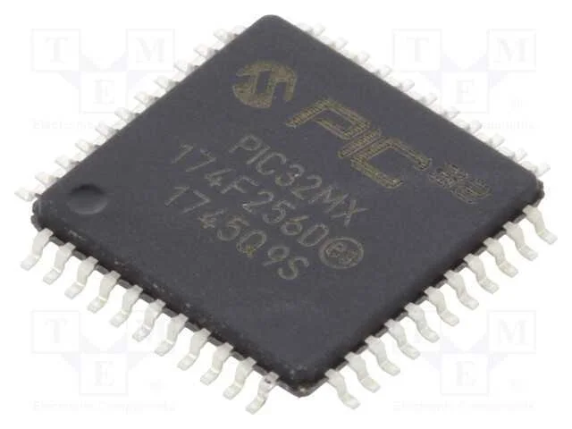 Ic: Microcontrolador Pic; 256kb; 2,5&divide;3,6vdc; Smd; Tqfp44; Pic32