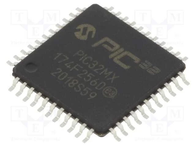 Ic: Microcontrolador Pic; 256kb; 2,5÷3,6vdc; Smd; Tqfp44; Pic32