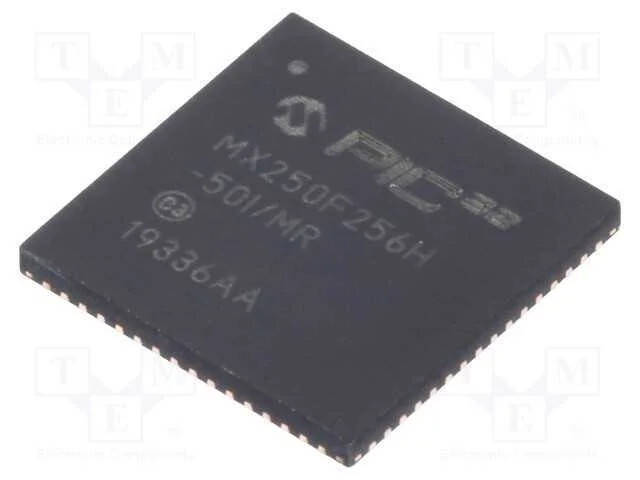 Ic: Microcontrolador Pic; 256kb; 2,3÷3,6vdc; Smd; Qfn64; Pic32