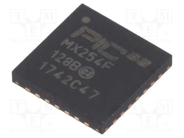 Ic: Microcontrolador Pic; 128kb; 2,3÷3,6vdc; Smd; Qfn-S28; Pic32