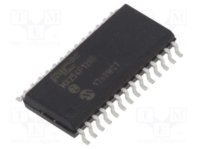 Ic: Microcontrolador Pic; 128kb; 2,3÷3,6vdc; Smd; So28; Pic32; 8mhz