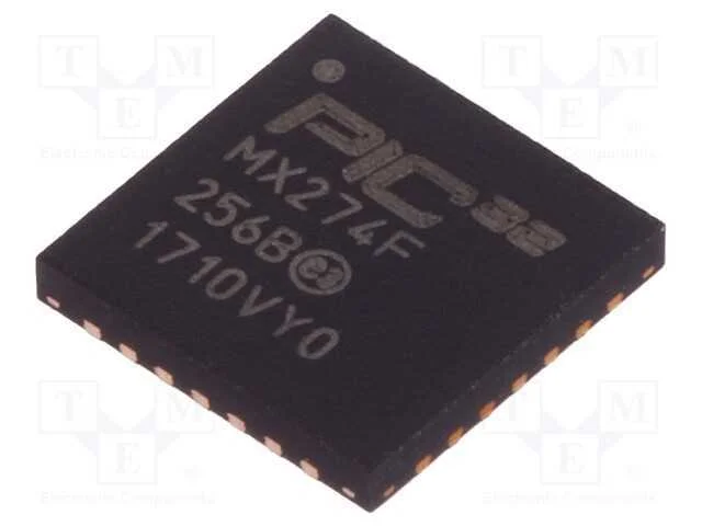 Ic: Microcontrolador Pic; 256kb; 2,5÷3,6vdc; Smd; Qfn28; Pic32