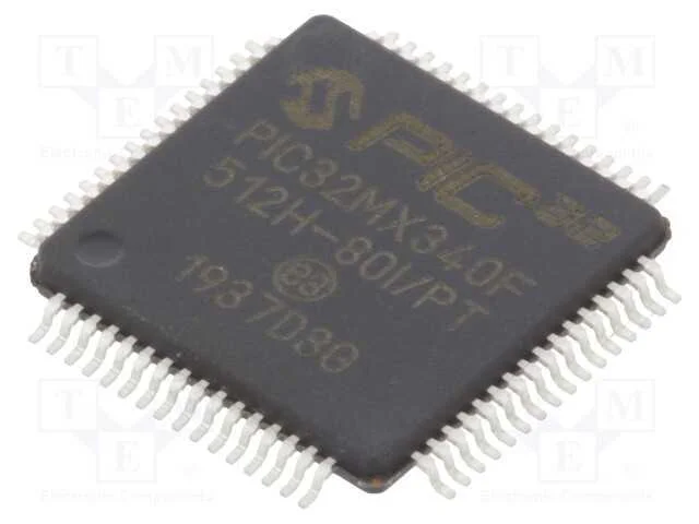 Ic: Microcontrolador Pic; 512kb; 2,3÷3,6vdc; Smd; Tqfp64; Pic32