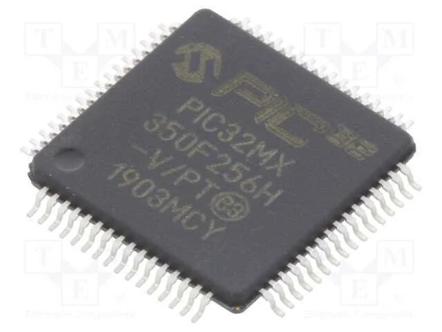 Ic: Microcontrolador Pic; 256kb; 2,3÷3,6vdc; Smd; Tqfp64; Pic32