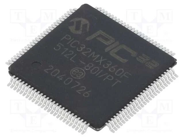 Ic: Microcontrolador Pic; 512kb; 2,3÷3,6vdc; Smd; Tqfp100; Pic32