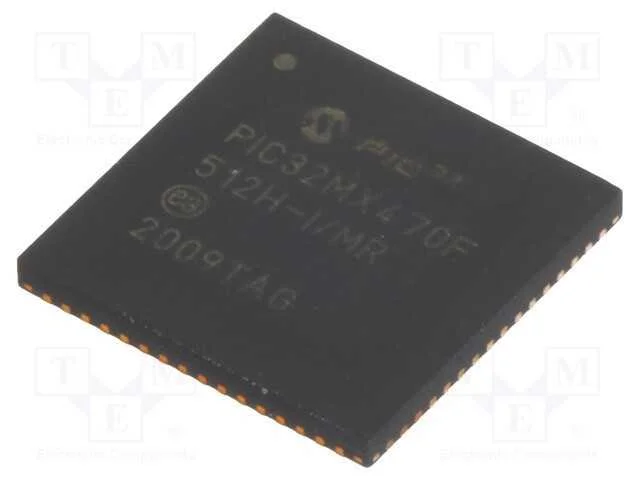 Ic: Microcontrolador Pic; 512kb; 2,3÷3,6vdc; Smd; Qfn64; Pic32
