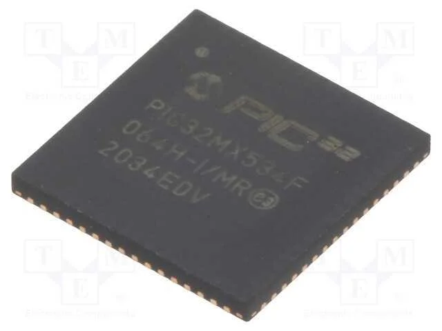 Ic: Microcontrolador Pic; 64kb; 2,3÷3,6vdc; Smd; Qfn64; Pic32