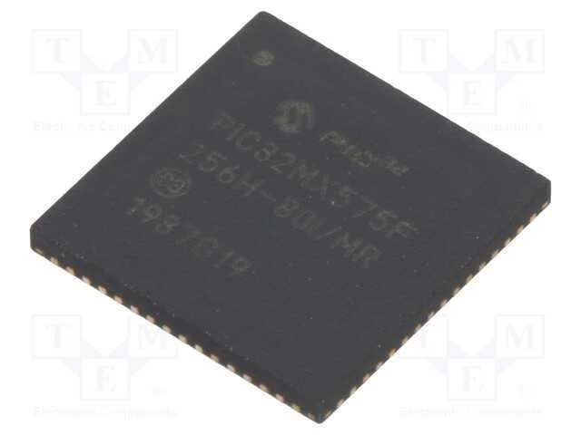 Ic: Microcontrolador Pic; 256kb; 2,3÷3,6vdc; Smd; Qfn64; Pic32
